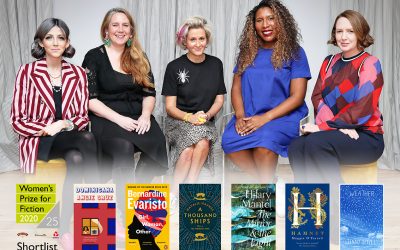 Photo of the 2020 judges and Women's Prize for Fiction shortlist