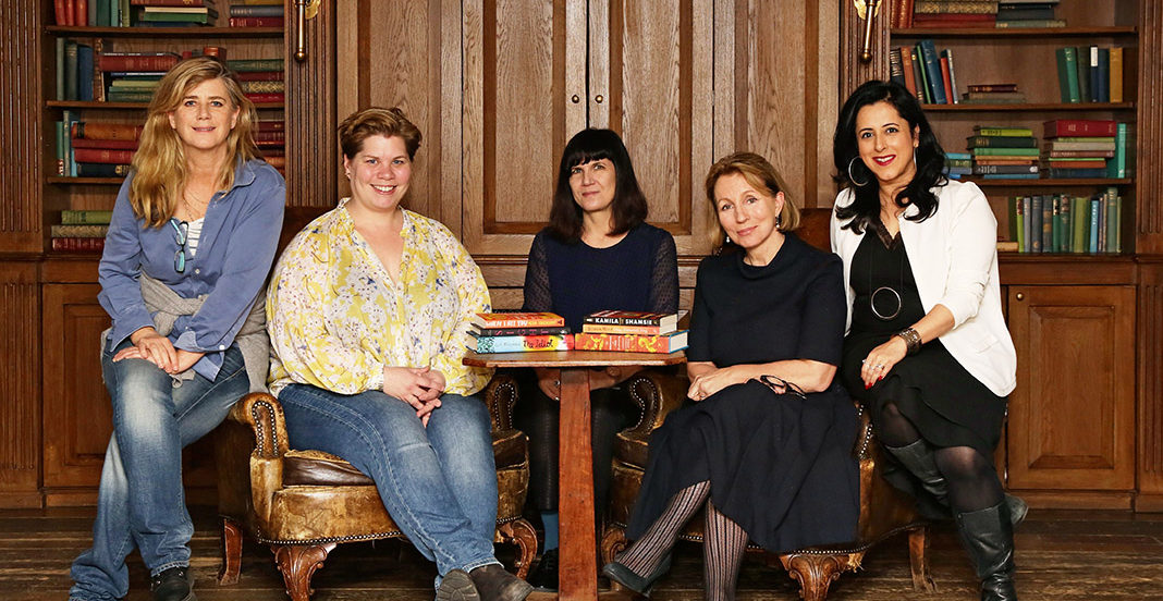 Photo of 2018 Women's Prize judging panel with the shortlist