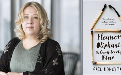 Photo of Gail Honeyman and her novel Eleanor Oliphant is Completely Fine